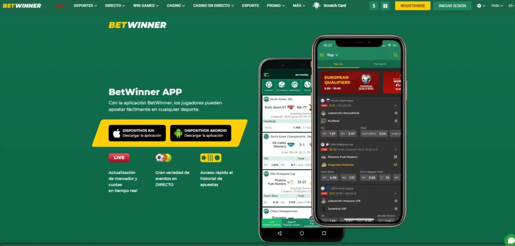 BetWinner App móvil APK