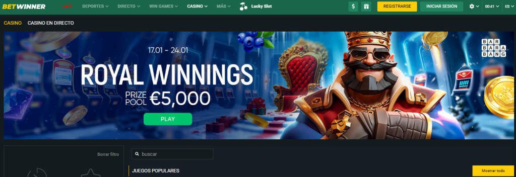 Características de Betwinner Casino